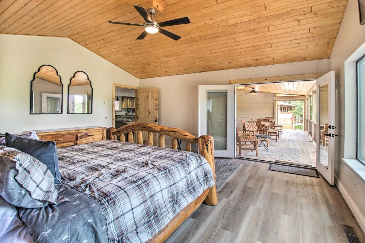 Pinetop Creekside Cabin Secret Game Room! Exterior photo
