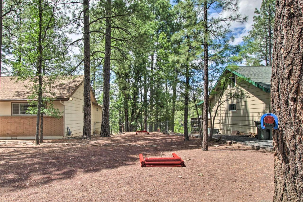 Pinetop Creekside Cabin Secret Game Room! Exterior photo